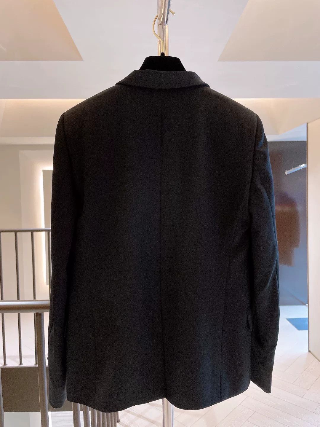 Saint Laurent Paris Saint Laurent Black Shawl Collar Blazer Size US M / EU 48-50 / 2 - 2 Thumbnail