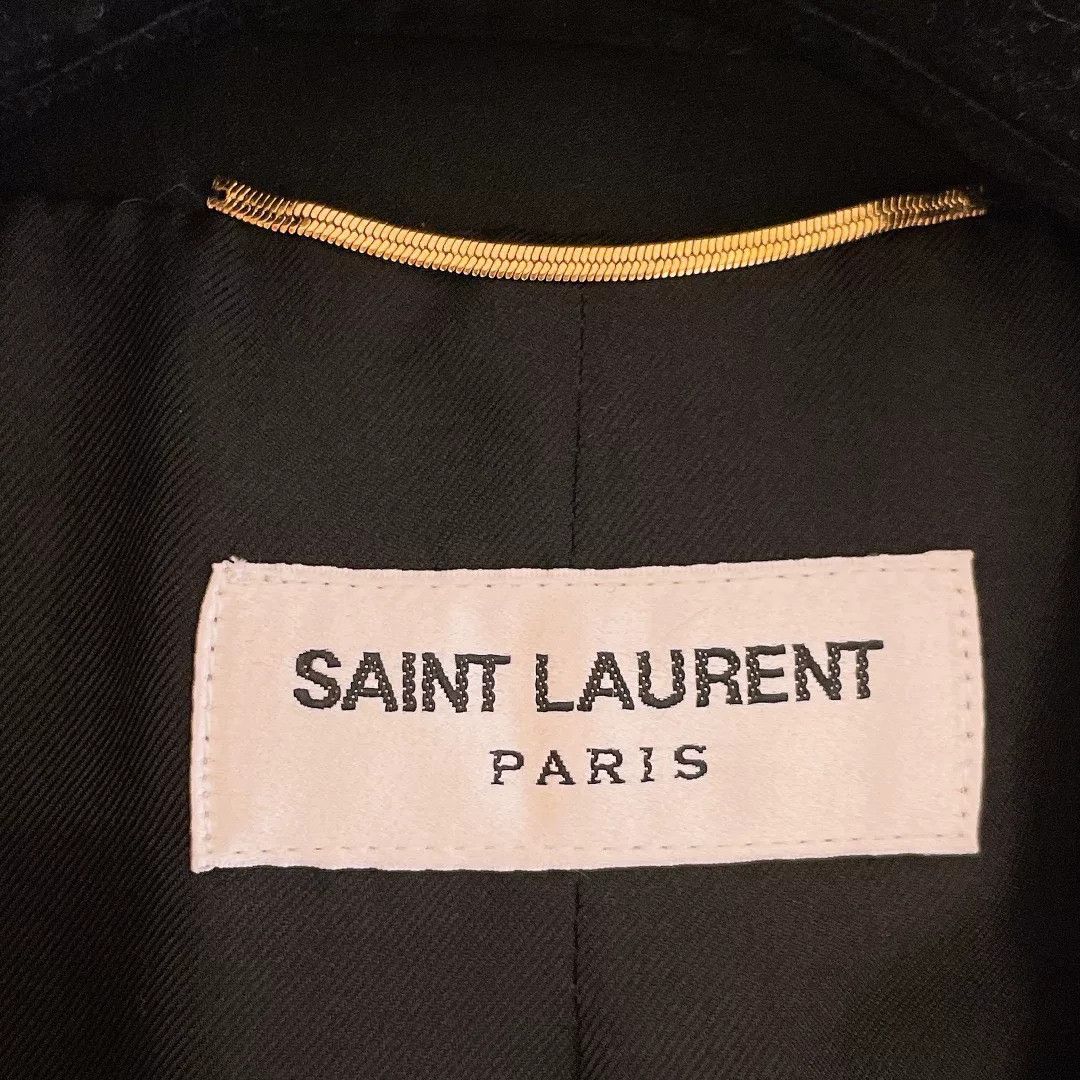 Saint Laurent Paris Saint Laurent Black Shawl Collar Blazer Size US M / EU 48-50 / 2 - 7 Thumbnail