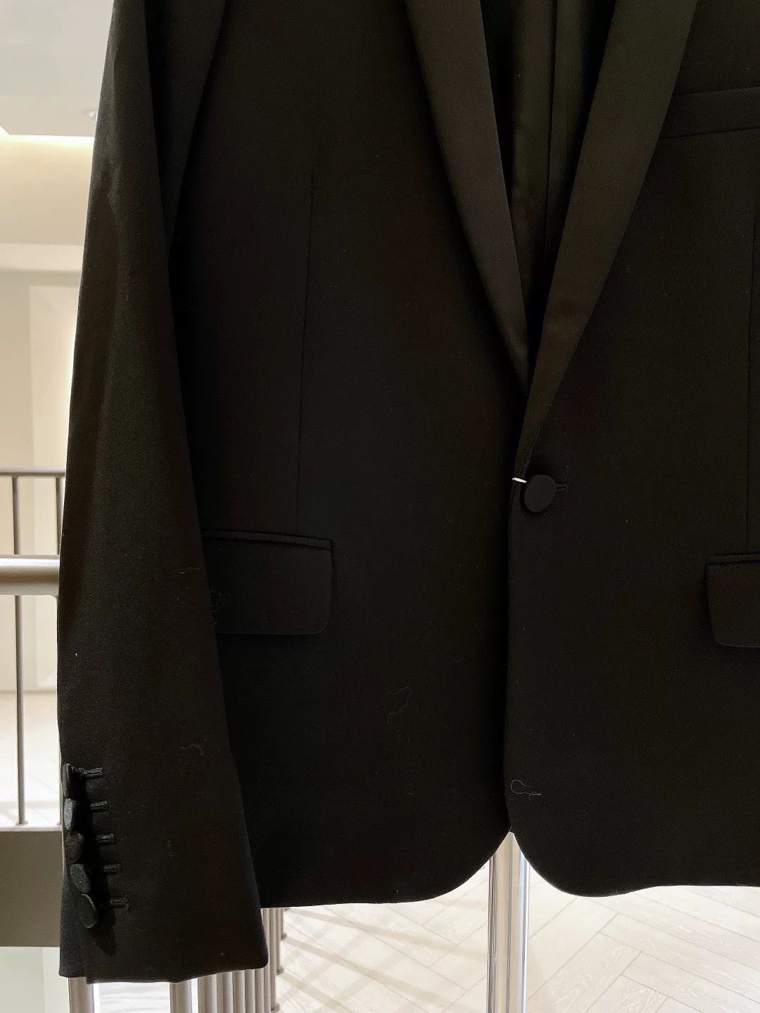 Saint Laurent Paris Saint Laurent Black Shawl Collar Blazer Size US M / EU 48-50 / 2 - 4 Thumbnail