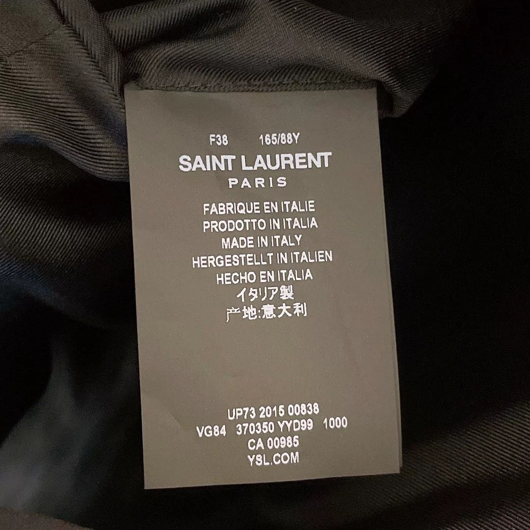 Saint Laurent Paris Saint Laurent Black Shawl Collar Blazer Size US M / EU 48-50 / 2 - 8 Thumbnail