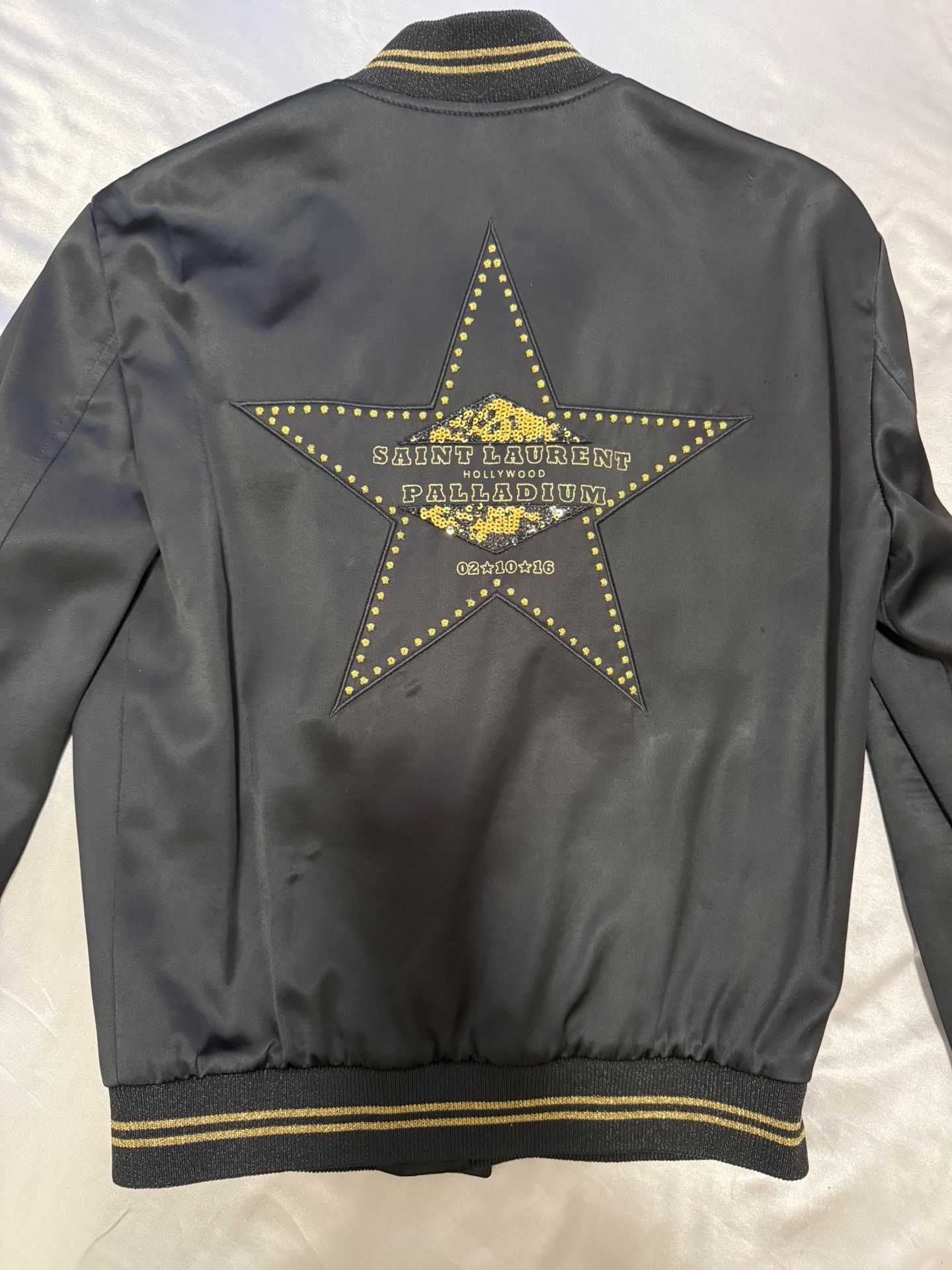 Saint Laurent Paris Saint Laurent Black Bomber Jacket Size XS / US 0-2 / IT 36-38 - 2 Thumbnail