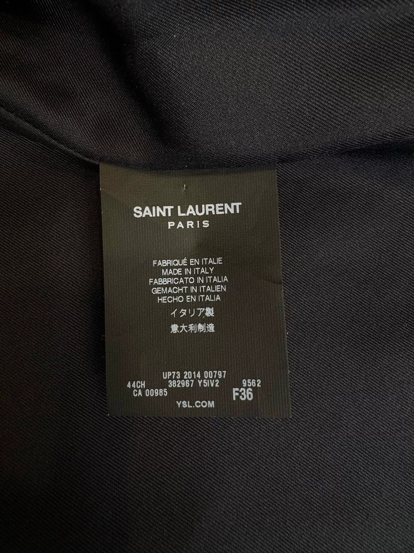 Saint Laurent Paris Saint Laurent Snake Print Cropped Jacket Size XS / US 0-2 / IT 36-38 - 5 Thumbnail