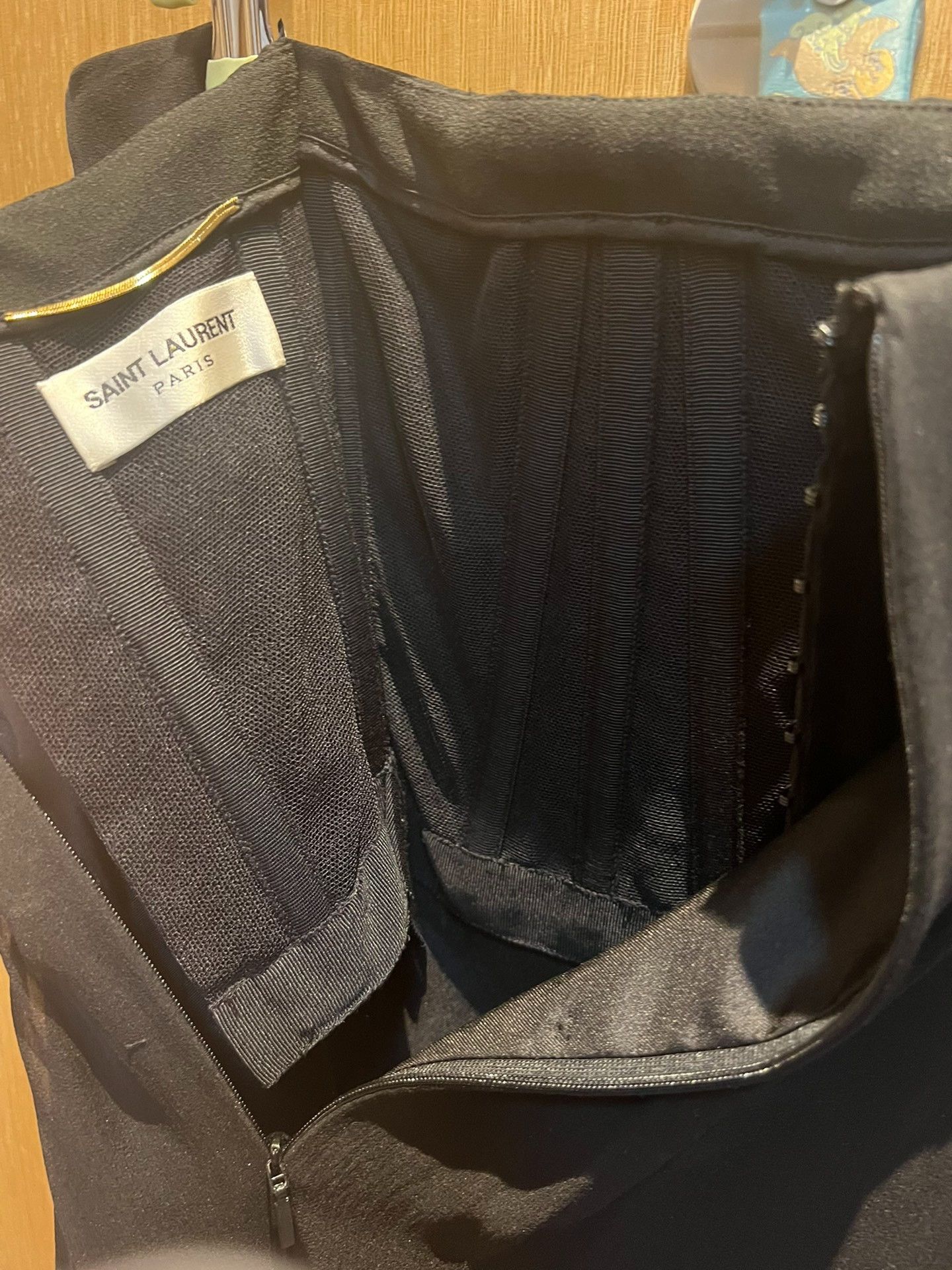 Saint Laurent Paris SAINT LAURENT Ostrich Feather Strapless Dress Size XS / US 0-2 / IT 36-38 - 2 Thumbnail