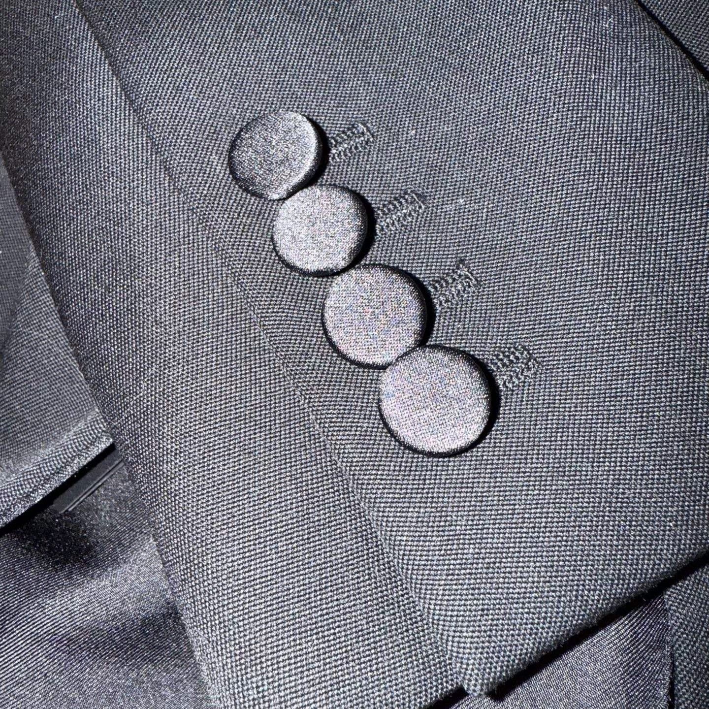 Saint Laurent Paris Saint Laurent Black Blazer Size S / US 4 / IT 40 - 6 Thumbnail