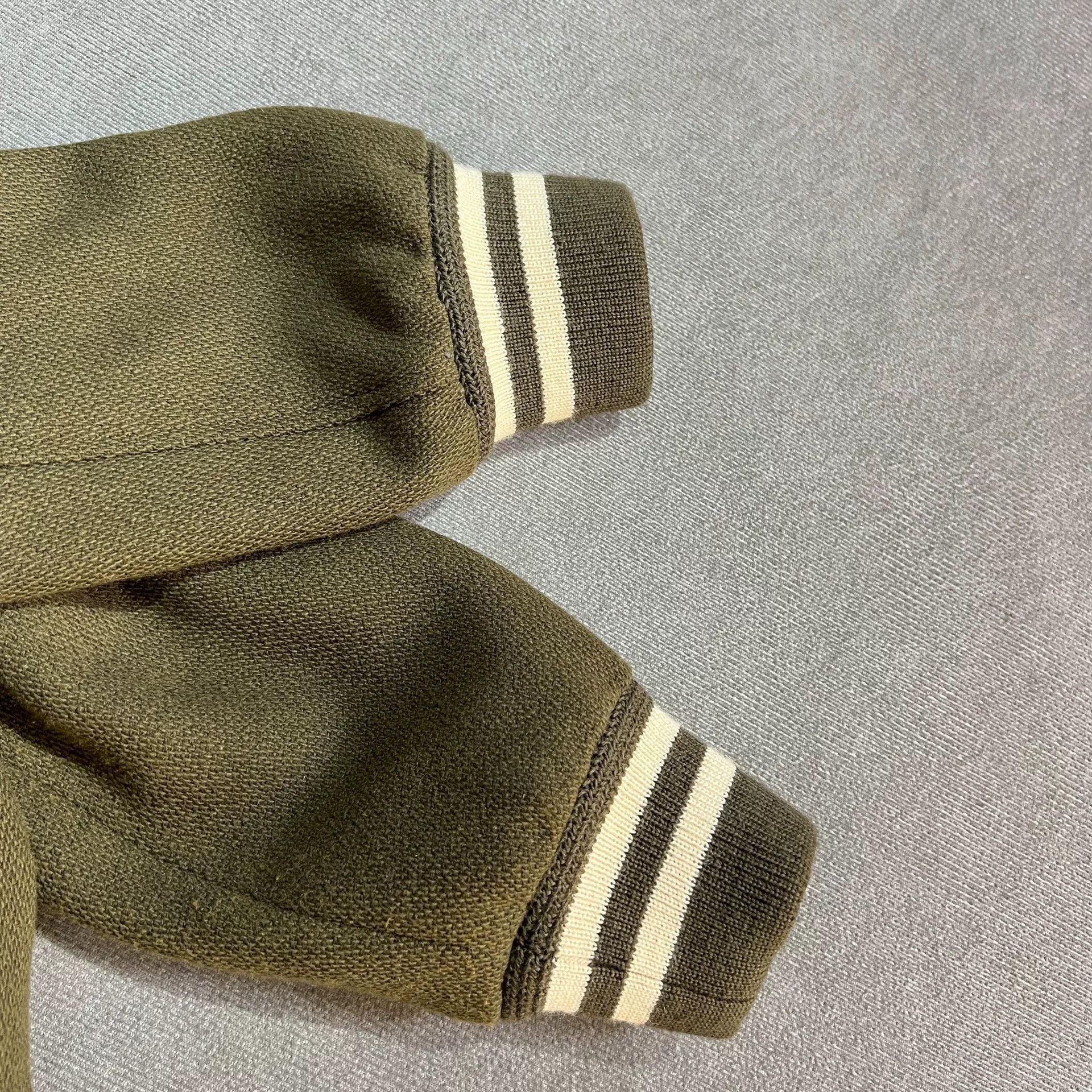 Saint Laurent Paris Saint Laurent Olive Green Wool Jacket Size US M / EU 48-50 / 2 - 5 Thumbnail