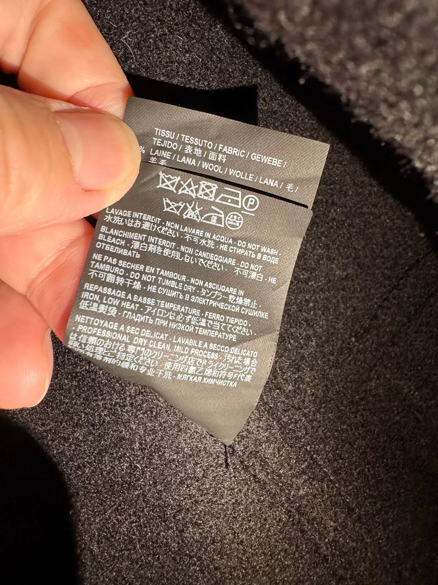 Saint Laurent Paris YSL Saint Laurent Black Wool Coat Size XXS / US 00 / IT 34 - 6 Thumbnail