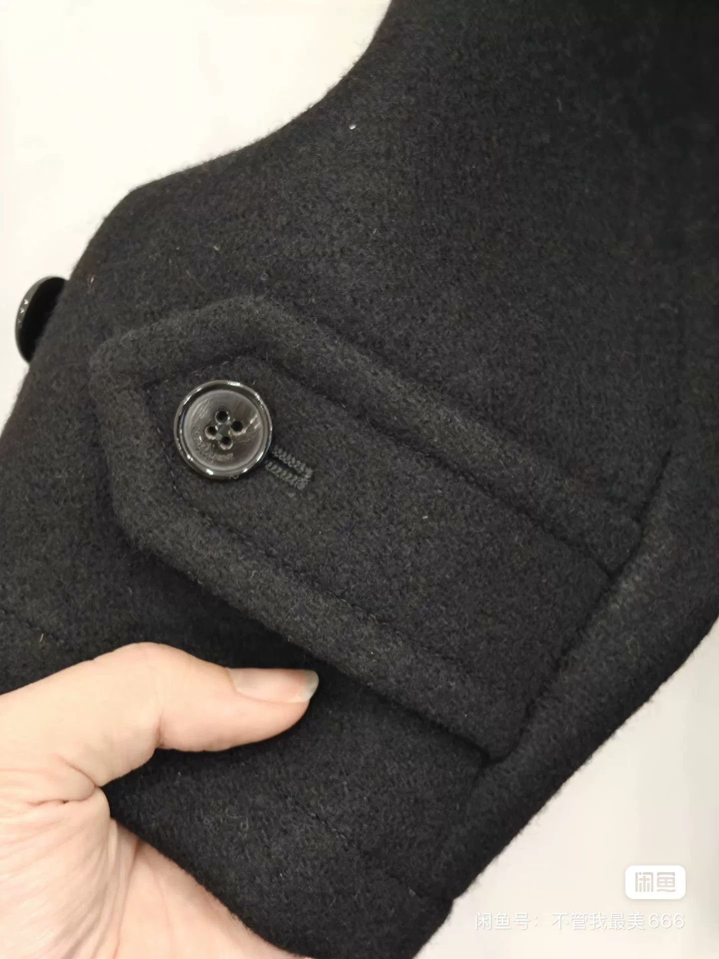 Saint Laurent Paris YSL Saint Laurent Black Wool Coat Size XXS / US 00 / IT 34 - 9 Thumbnail