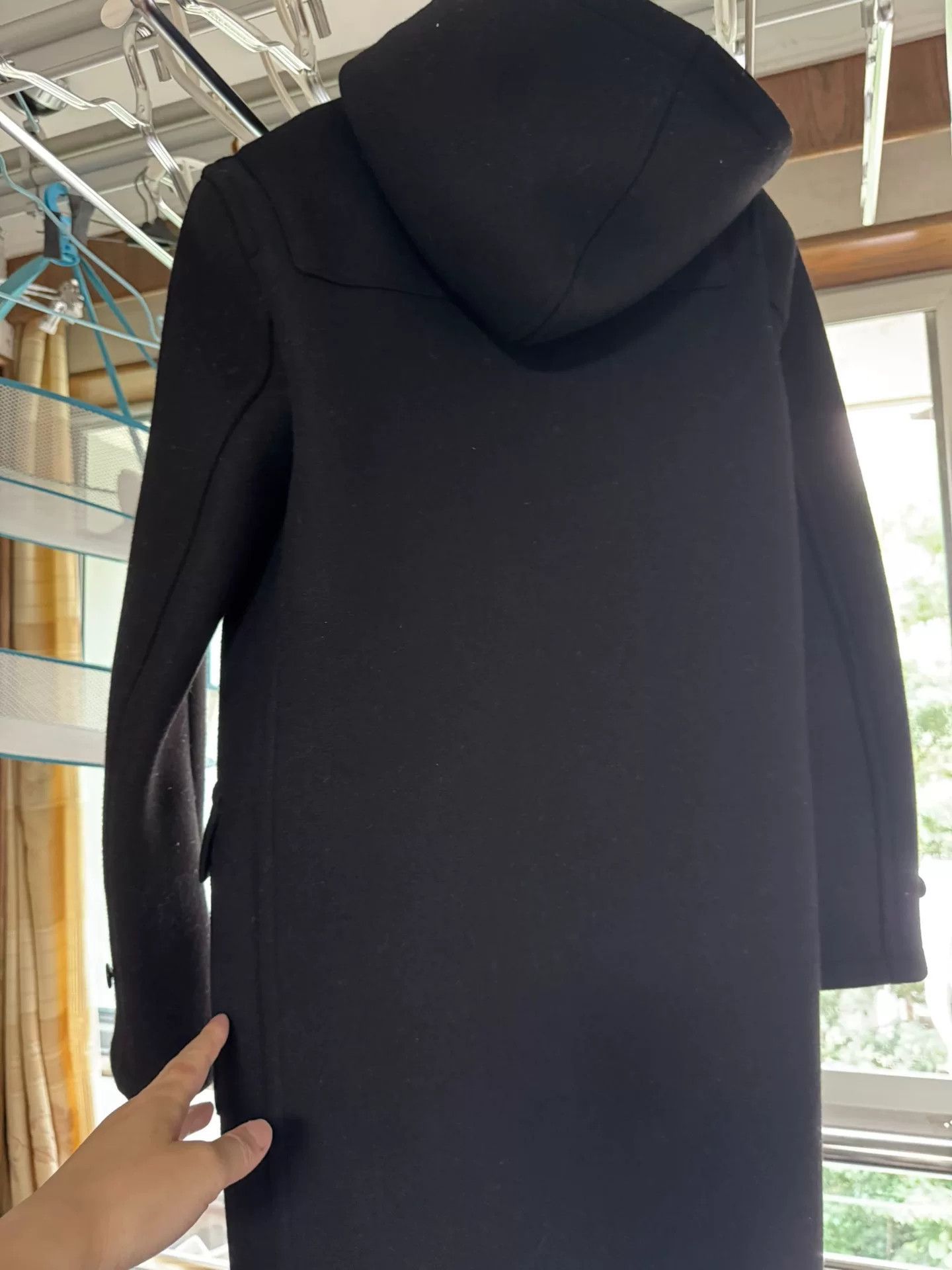 Saint Laurent Paris YSL Saint Laurent Black Wool Coat Size XXS / US 00 / IT 34 - 3 Thumbnail