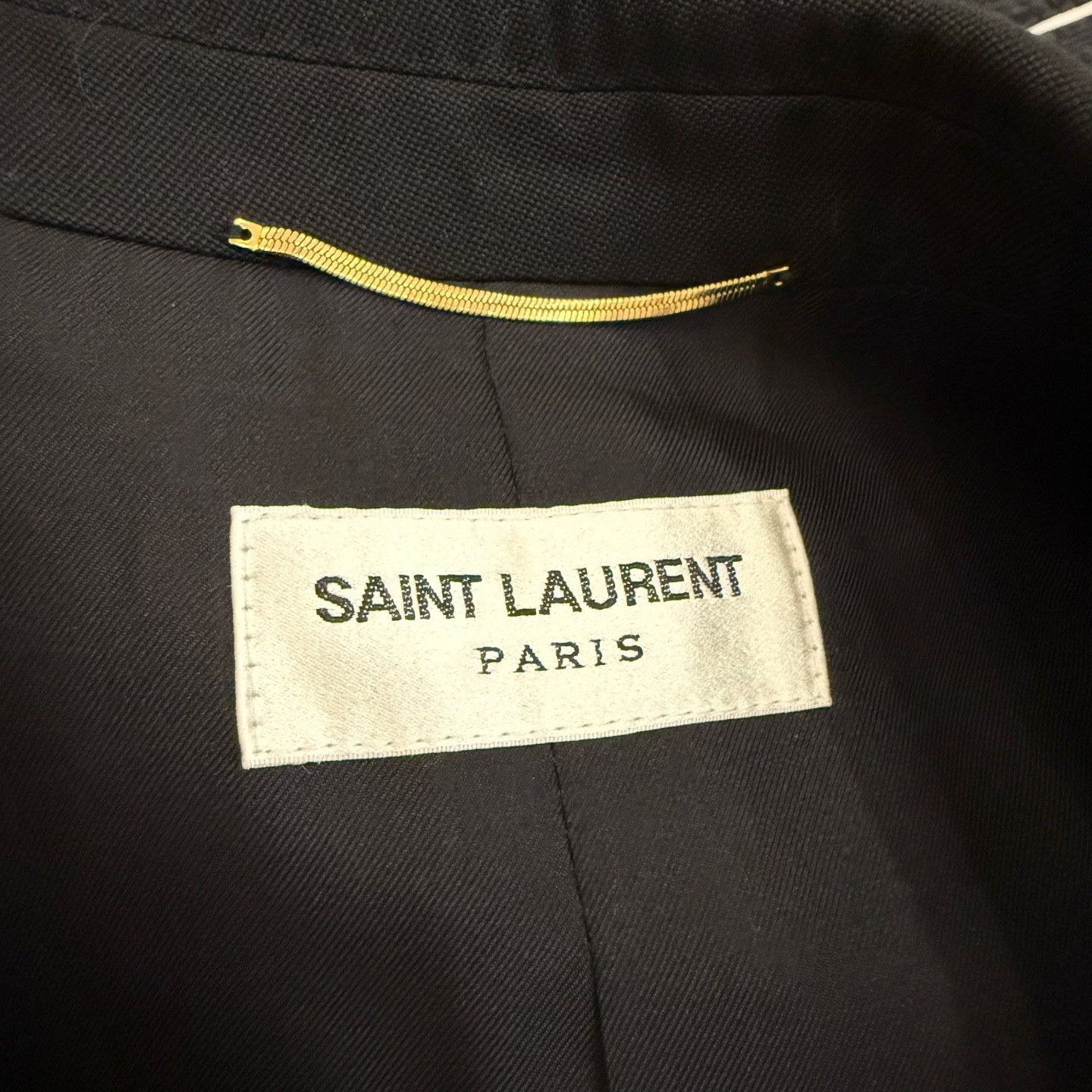 Saint Laurent Paris SAINT LAURENT Black Blazer Size S / US 4 / IT 40 - 5 Thumbnail