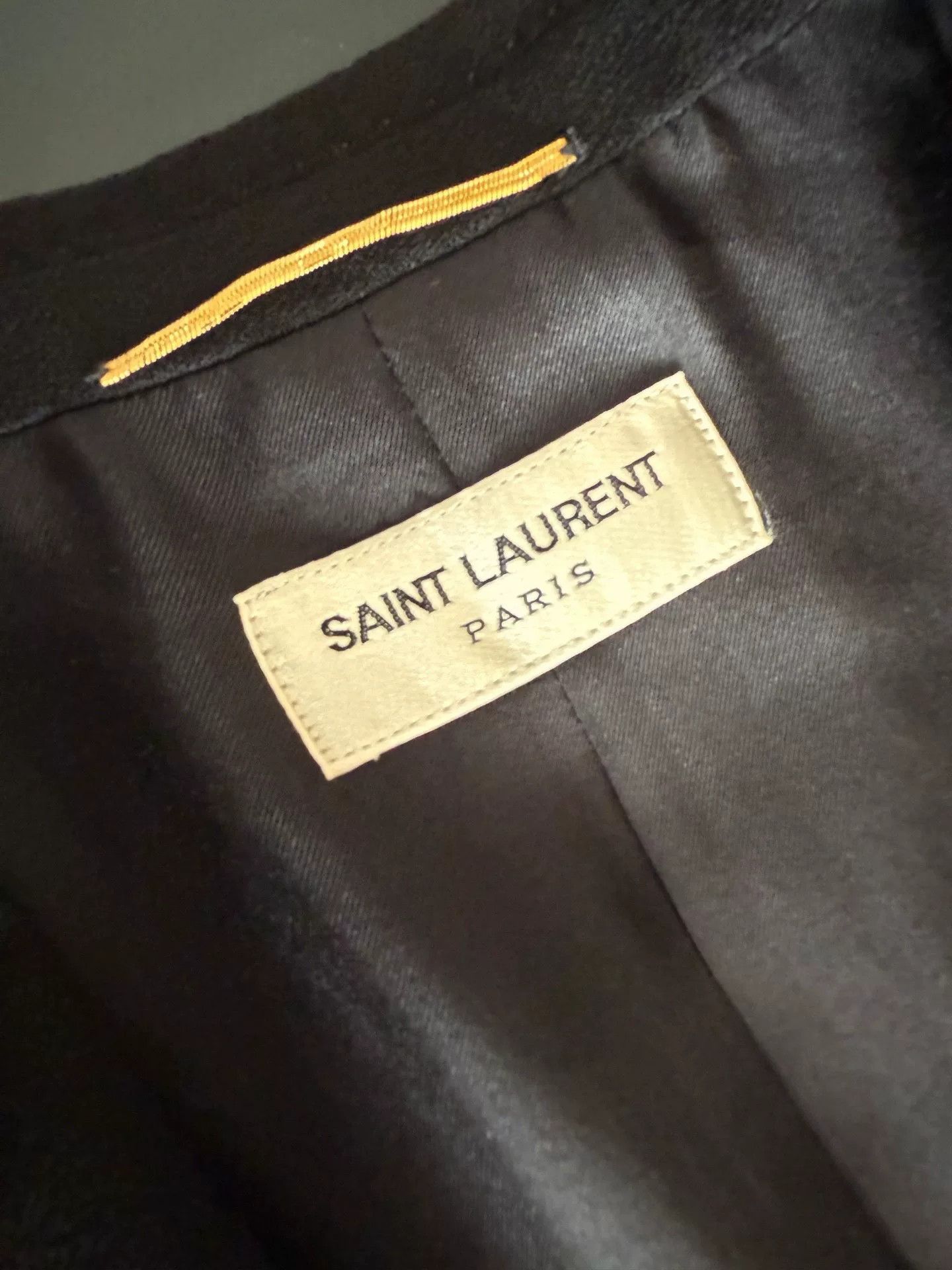 Saint Laurent Paris Saint Laurent Wool Black Blazer Size XS / US 0-2 / IT 36-38 - 4 Thumbnail