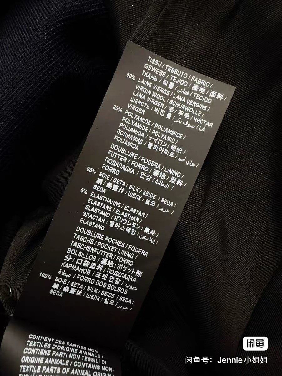Saint Laurent Paris Saint Laurent Dark Blue Double-Breasted Blazer Size S / US 4 / IT 40 - 3 Thumbnail