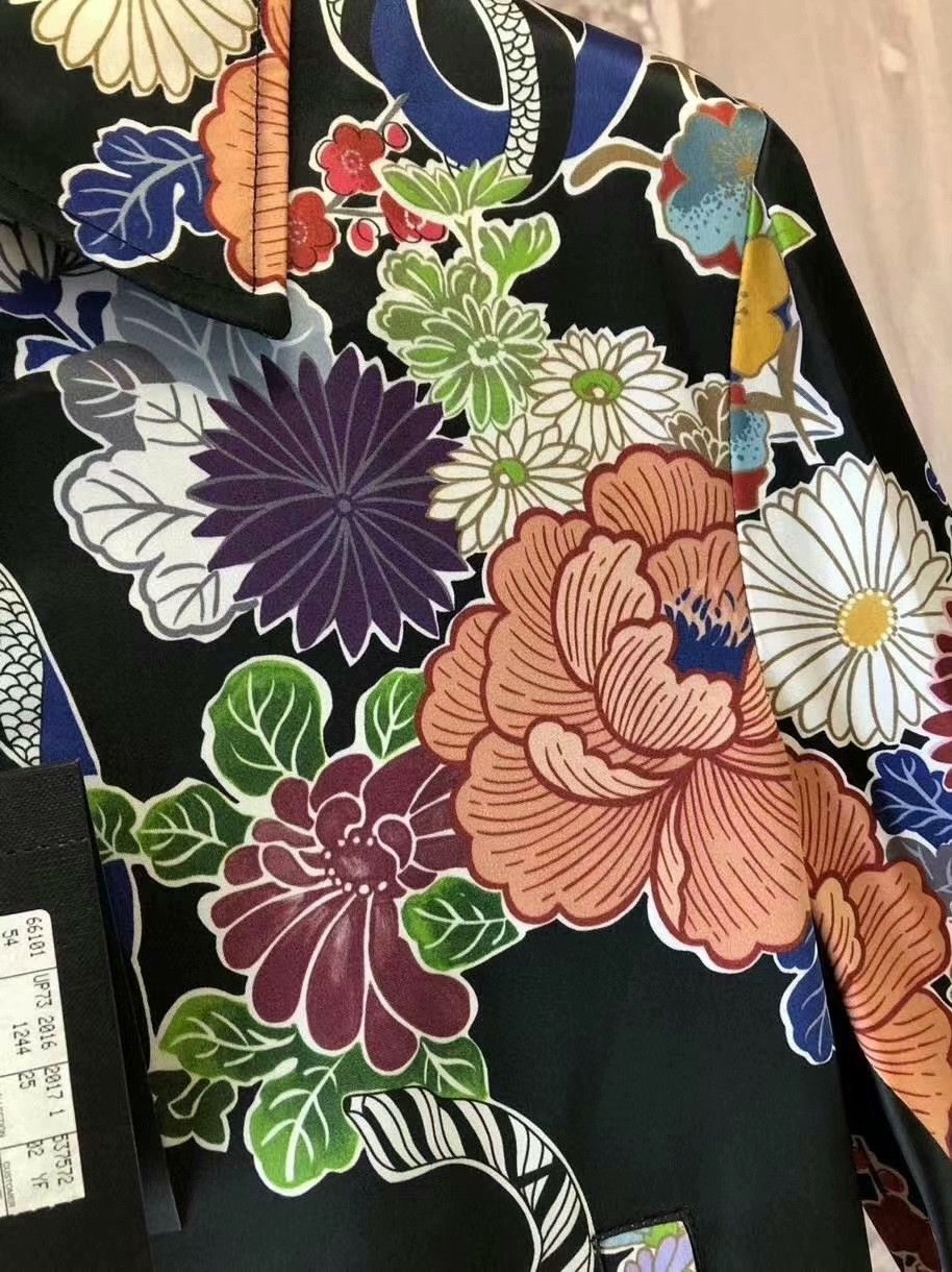 Saint Laurent Paris Saint Laurent SLP Floral Print Women's Jacket Size XXS / US 00 / IT 34 - 5 Thumbnail