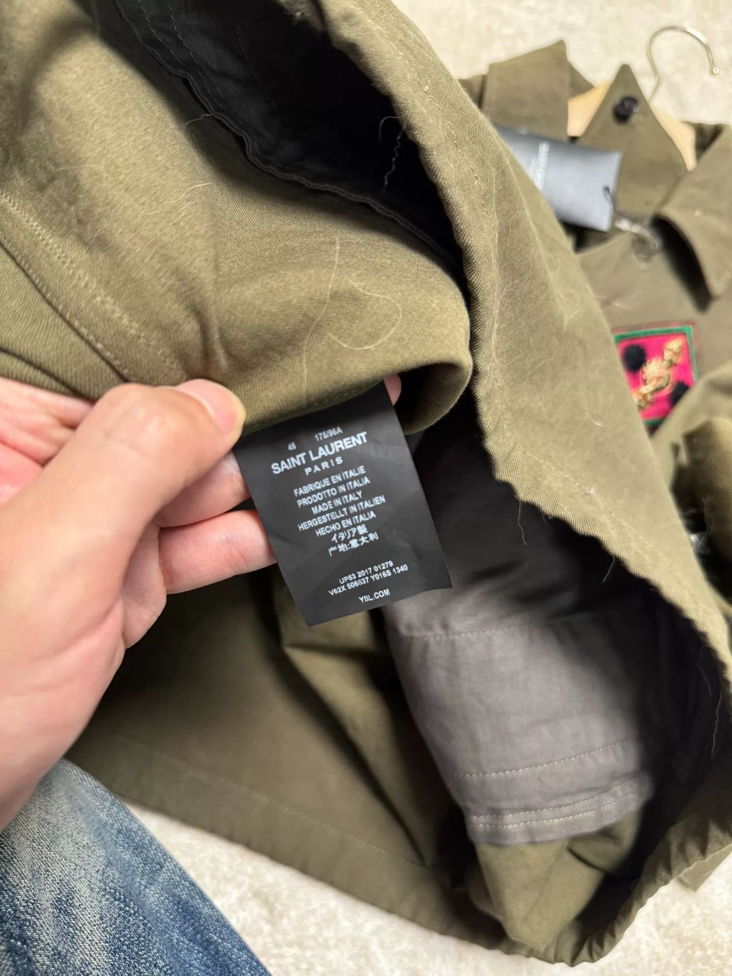 Saint Laurent Paris Saint Laurent YSL Patched Embroidered Jacket Size US S / EU 44-46 / 1 - 5 Thumbnail