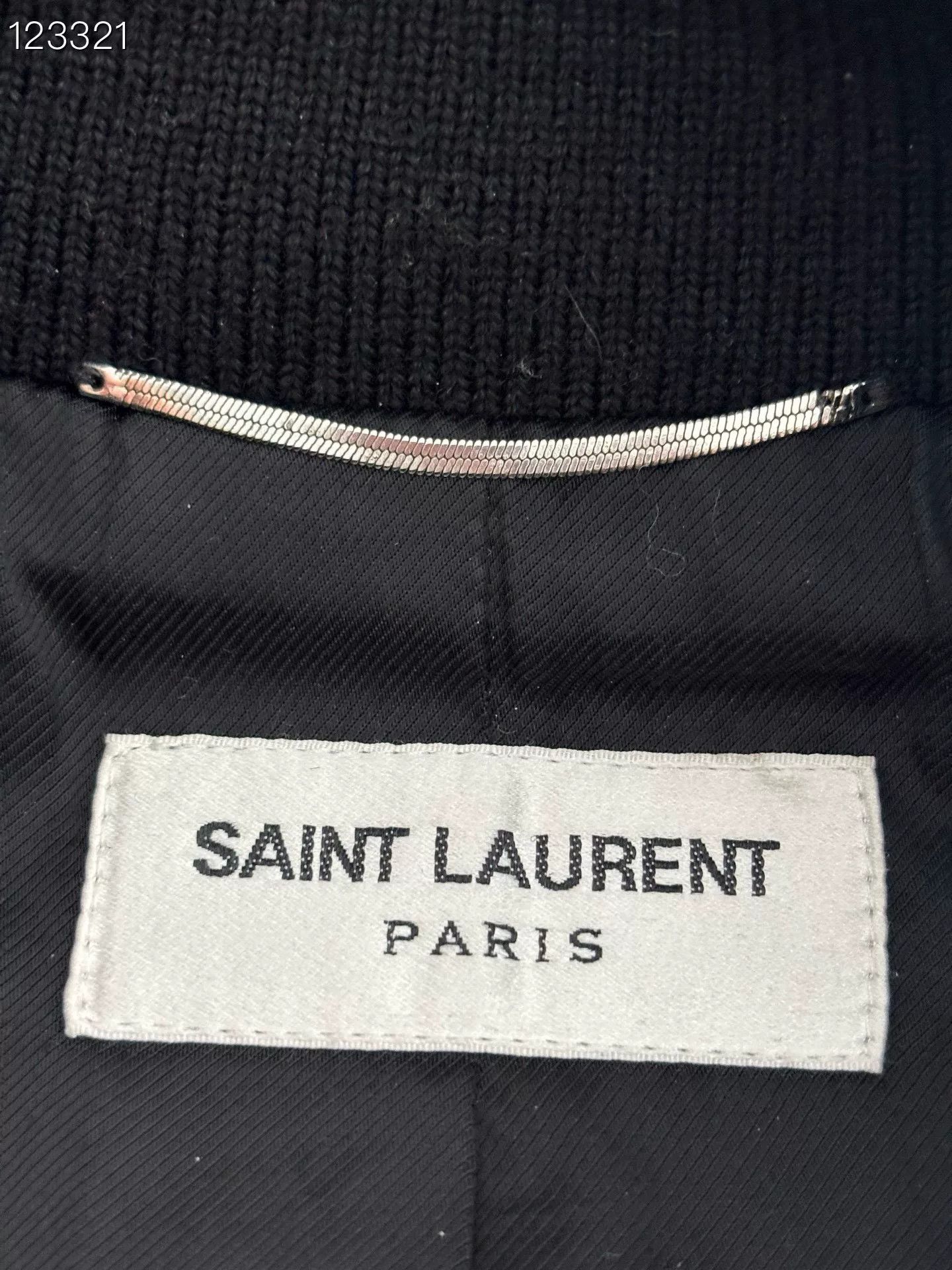 Saint Laurent Paris Saint Laurent Wool Baseball Jacket Size US M / EU 48-50 / 2 - 3 Thumbnail