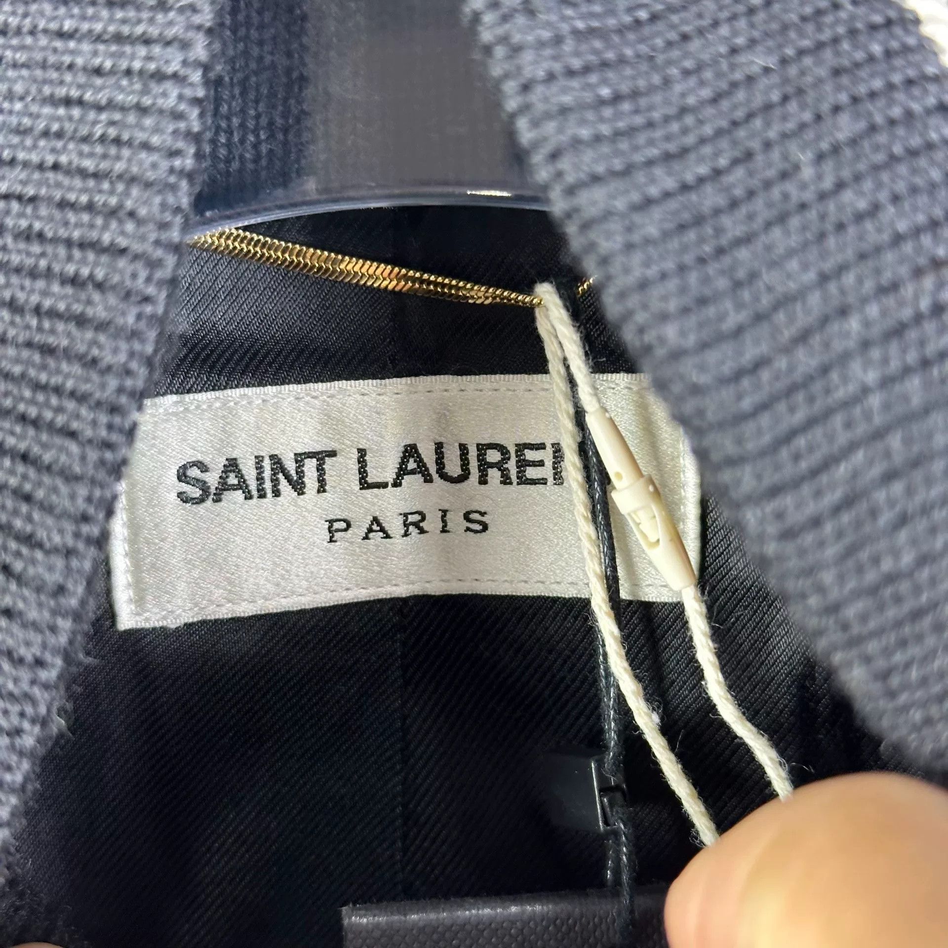 Saint Laurent Paris Saint Laurent Striped Varsity Jacket Size XS / US 0-2 / IT 36-38 - 2 Thumbnail