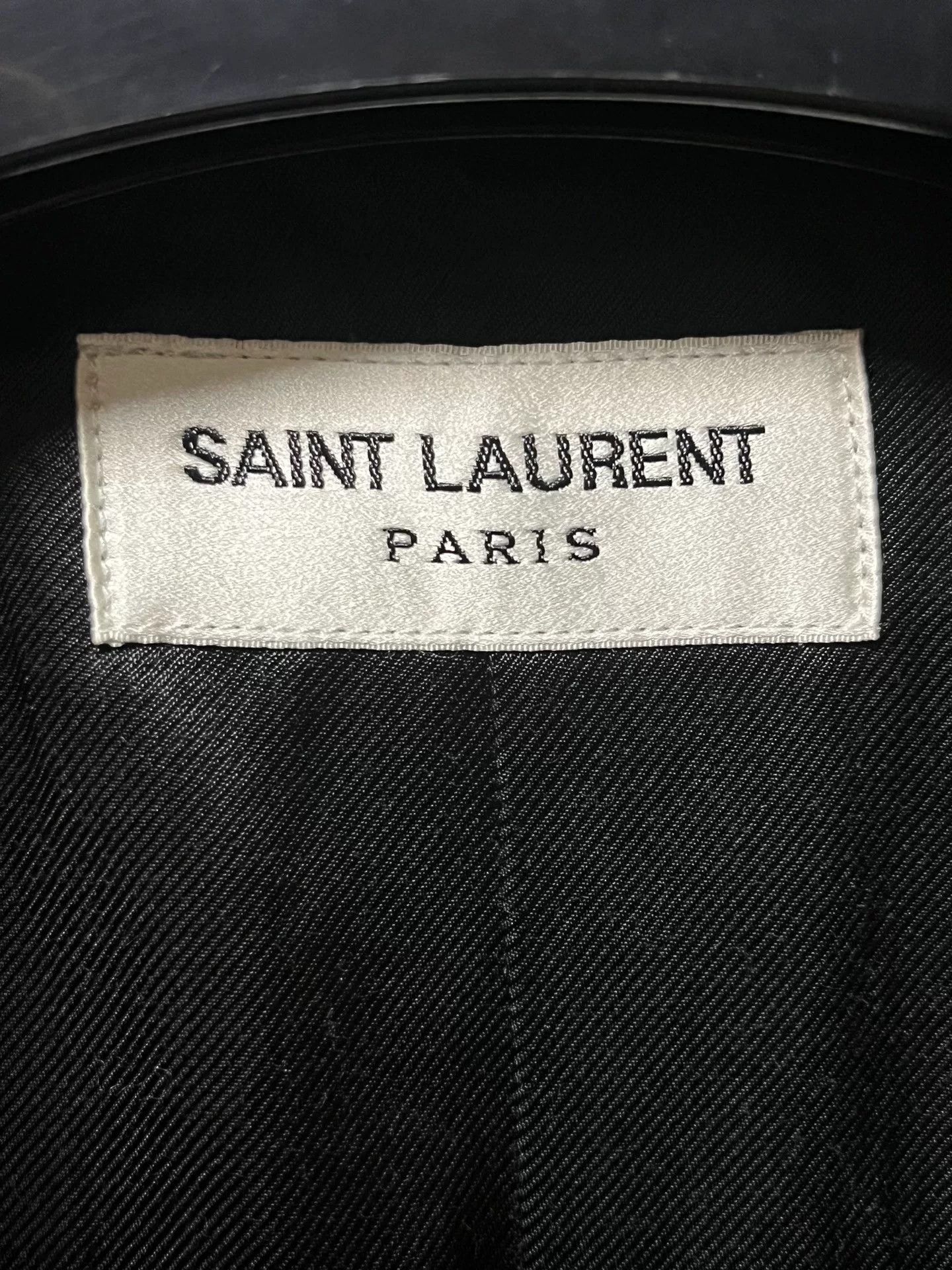Saint Laurent Paris Saint Laurent 22FW Black White Varsity Jacket Size US M / EU 48-50 / 2 - 4 Thumbnail