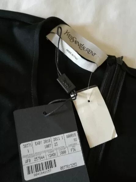 Saint Laurent Paris Yves Saint Laurent Black Dress Pants Size 38" / US 16 / IT 52 - 6 Thumbnail