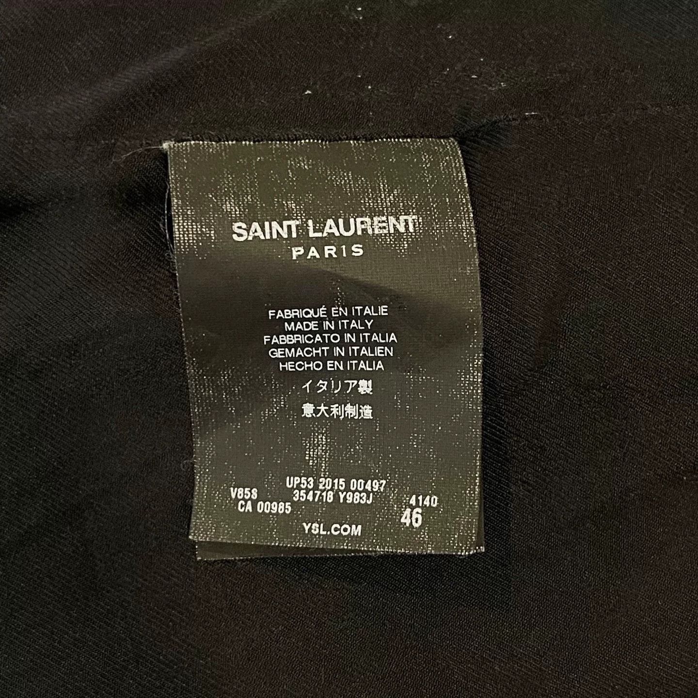 Saint Laurent Paris Saint Laurent Dark Blue Varsity Jacket Size US S / EU 44-46 / 1 - 6 Thumbnail