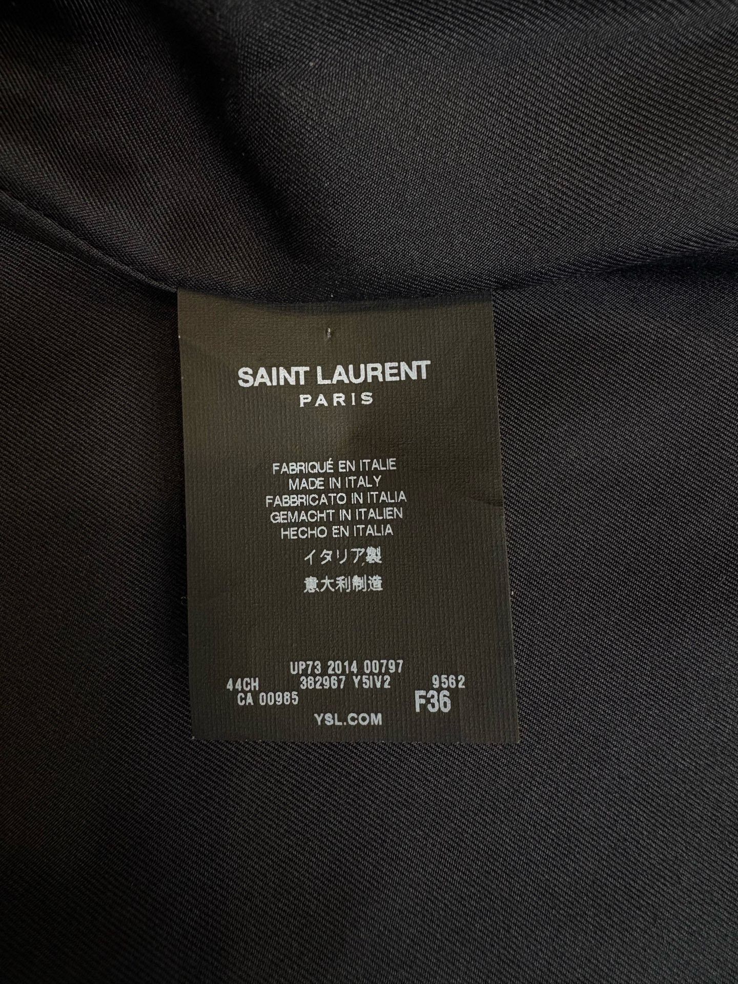 Saint Laurent Paris Saint Laurent Snakeskin Cropped Jacket Size XS / US 0-2 / IT 36-38 - 5 Thumbnail