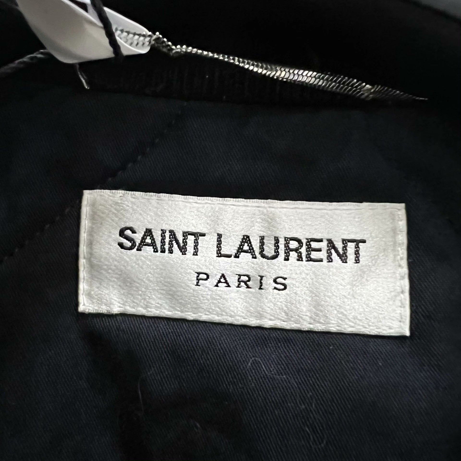 Saint Laurent Paris Saint Laurent Black Corduroy Logo Jacket Size US S / EU 44-46 / 1 - 4 Thumbnail