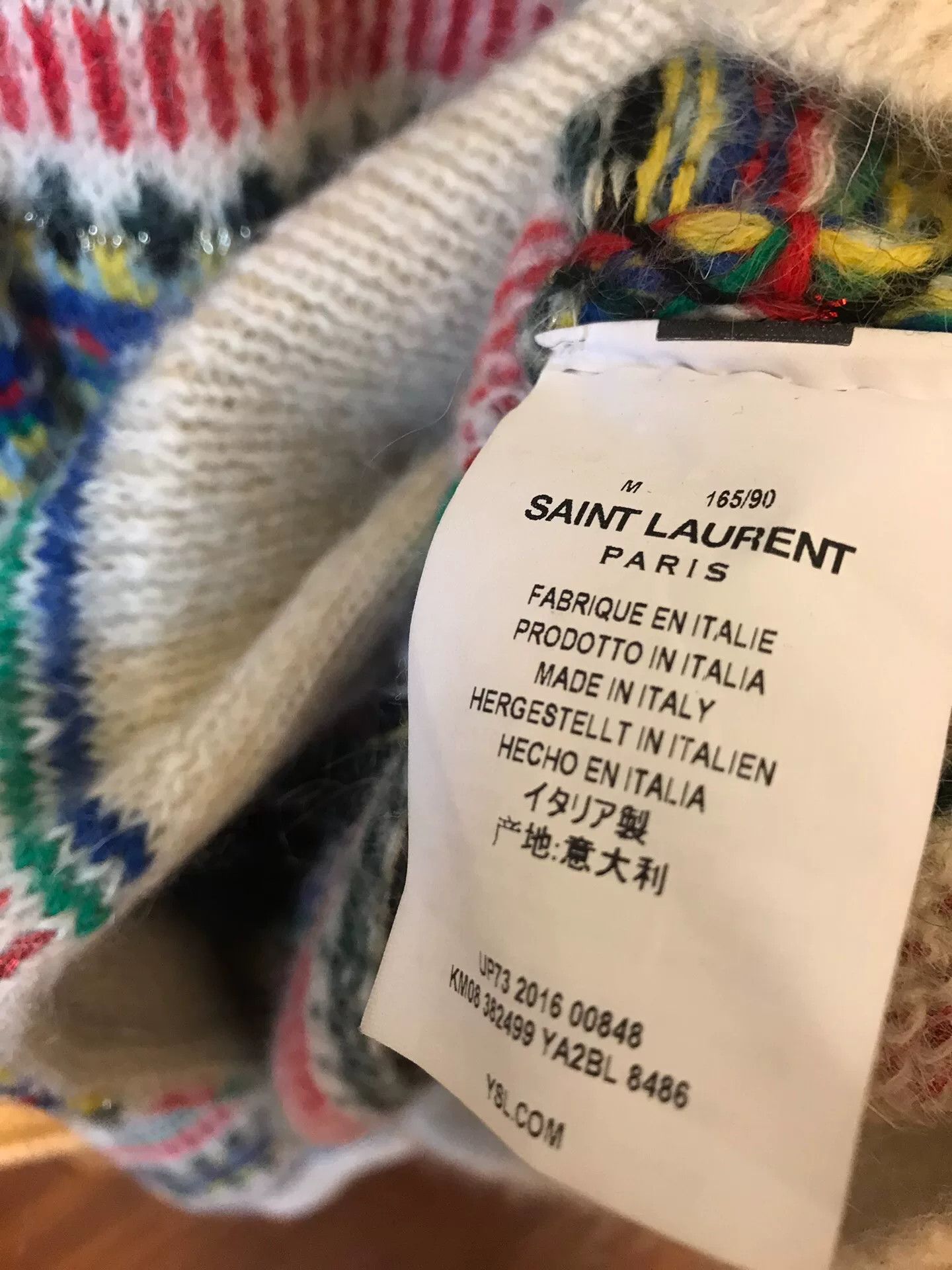 Saint Laurent Paris YSL Striped Cardigan Size M / US 6-8 / IT 42-44 - 3 Thumbnail
