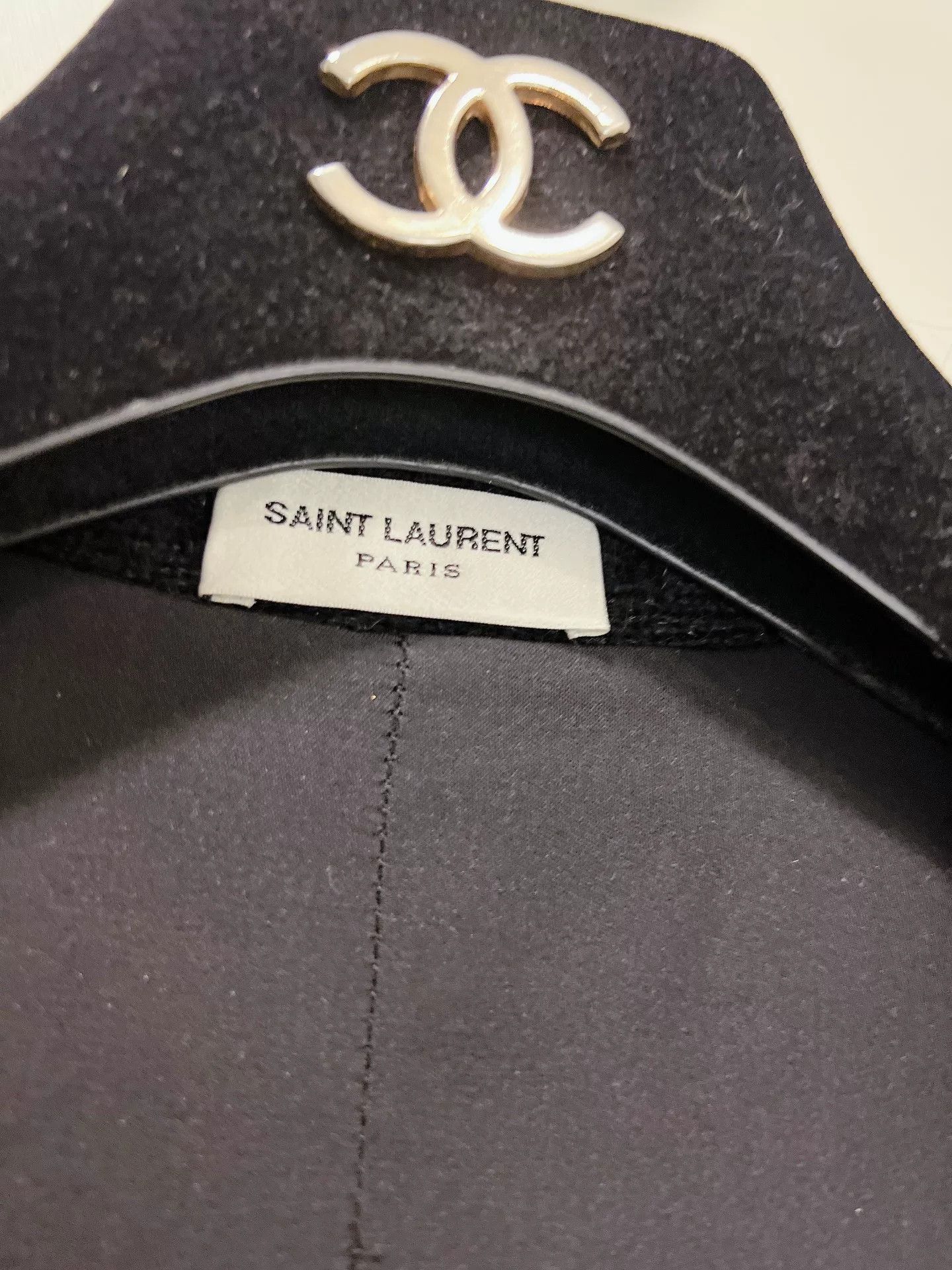 Saint Laurent Paris Saint Laurent Black Studded Wool Cardigan Size XS / US 0-2 / IT 36-38 - 7 Thumbnail