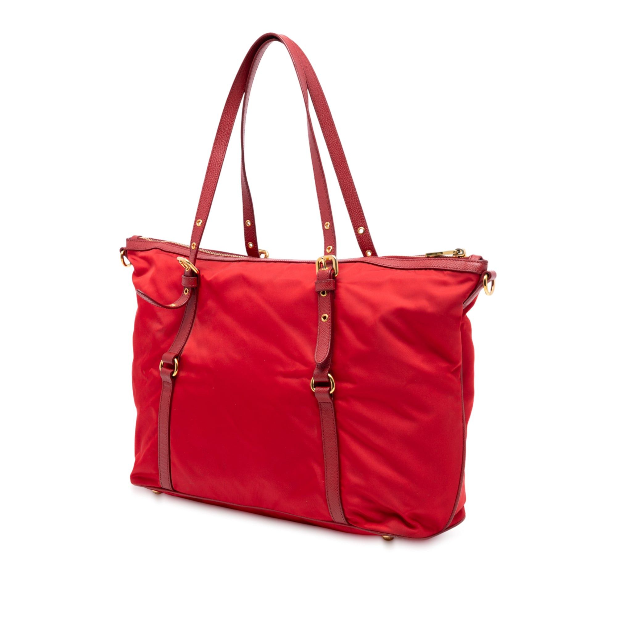 Prada Saffiano Trimmed Tessuto Satchel Size ONE SIZE - 2 Thumbnail
