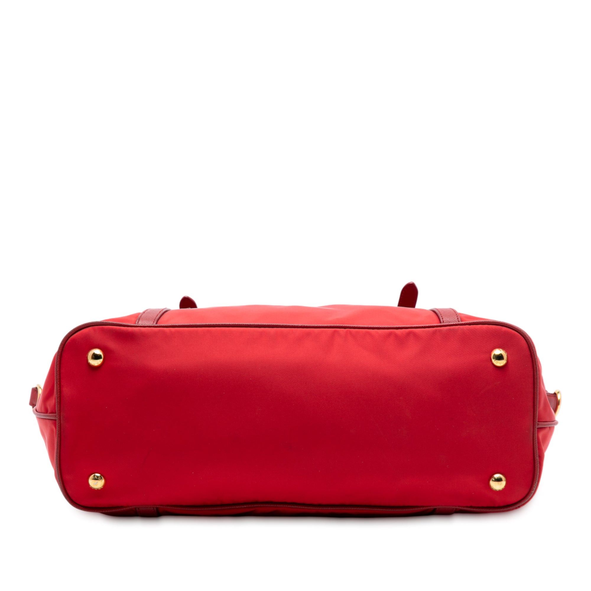 Prada Saffiano Trimmed Tessuto Satchel Size ONE SIZE - 3 Thumbnail