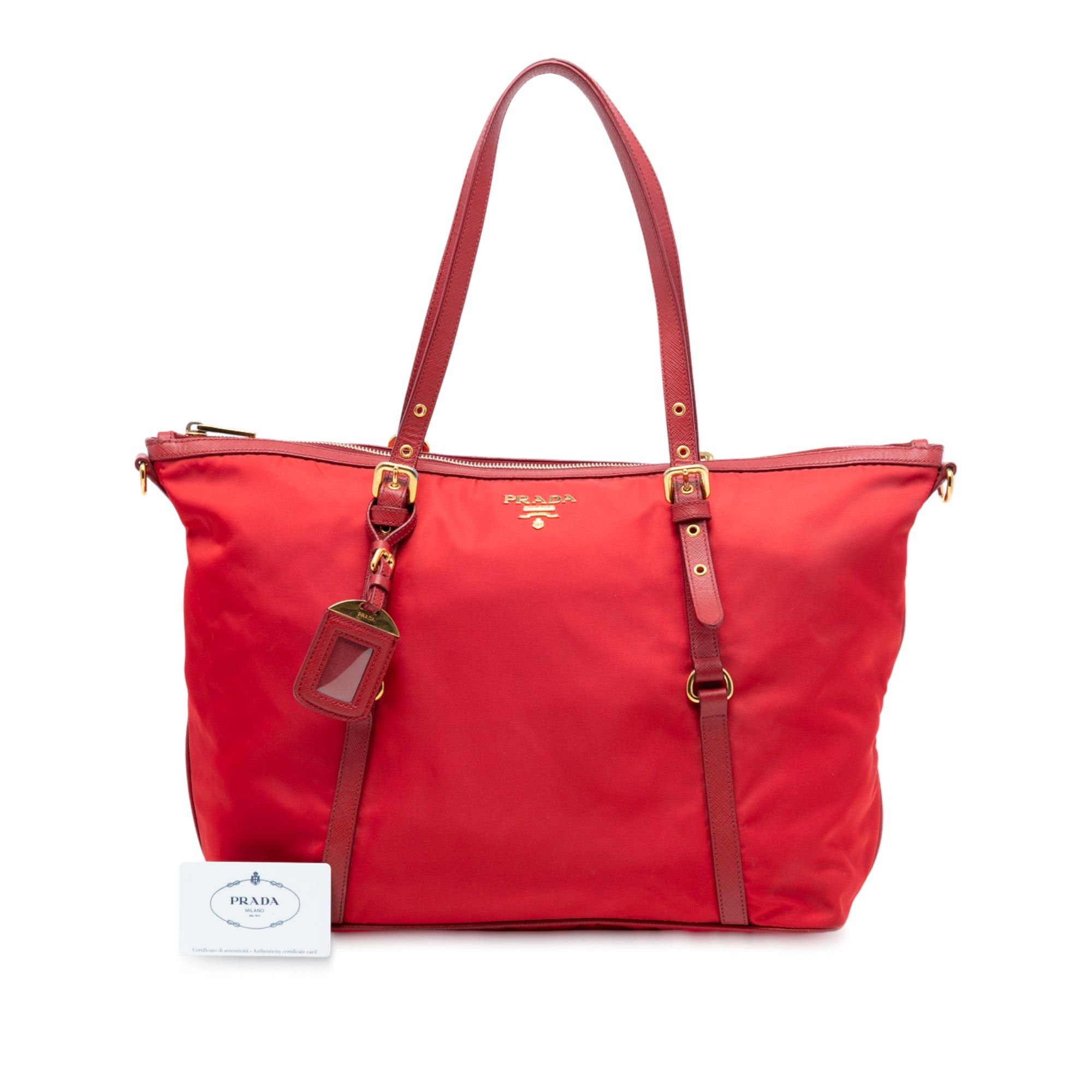 Prada Saffiano Trimmed Tessuto Satchel Size ONE SIZE - 7 Thumbnail