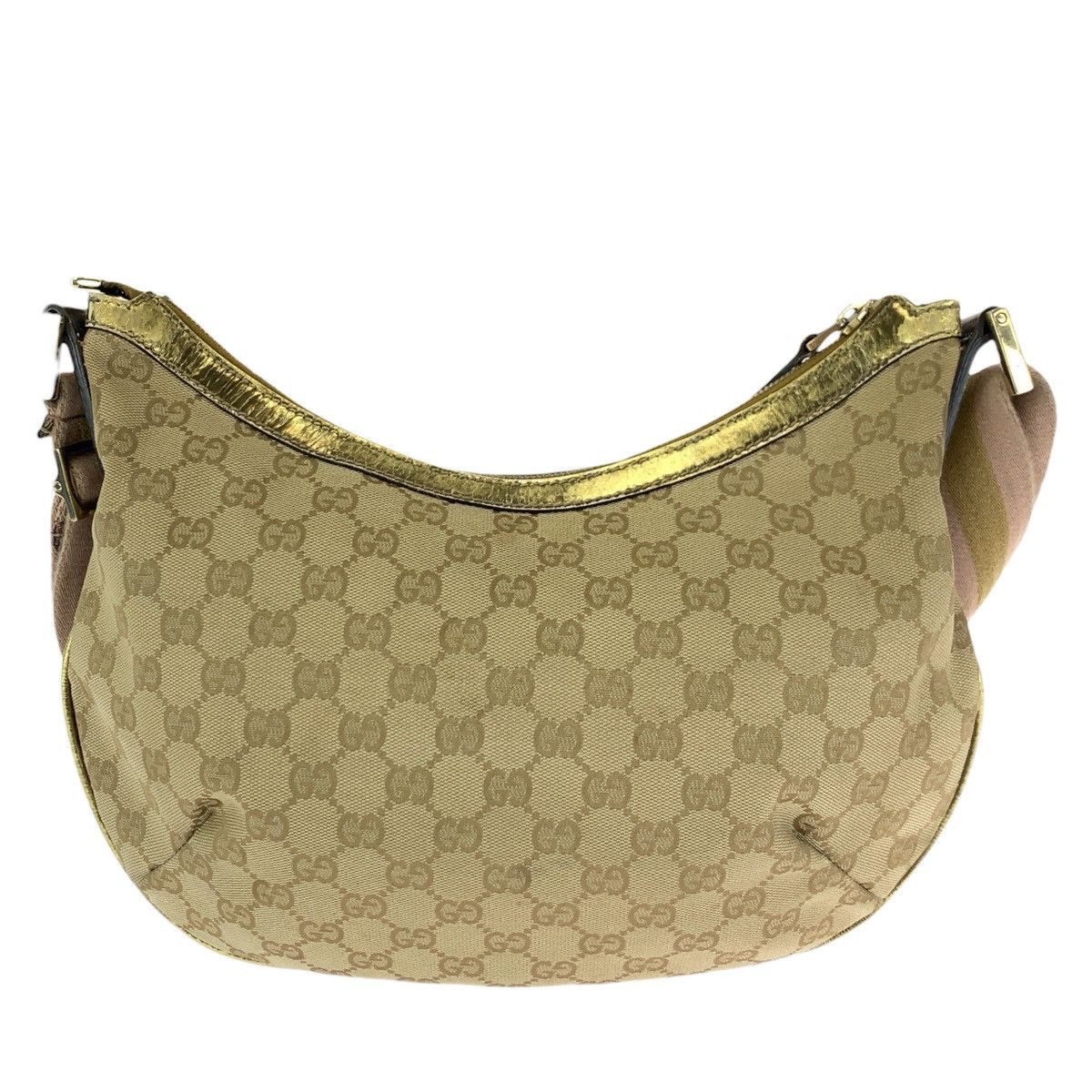 Gucci Gucci Gucci GG Canvas Patent Leather Shoulder Bag Textile Shoulder Bag 181092 DUTY FREE for USA Size ONE SIZE - 2 Thumbnail