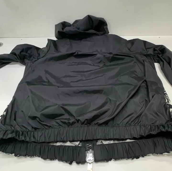 Moncler Moncler Black Floral Hooded Zip Jacket Size US XS / EU 42 / 0 - 15 Thumbnail