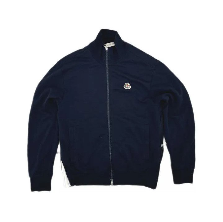 Moncler Moncler Men's Black Stand Collar Zip Jacket Size US M / EU 48-50 / 2 - 2 Thumbnail