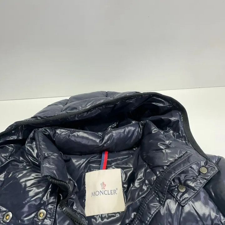 Moncler Moncler Kids Navy Hooded Down Jacket Size US XS / EU 42 / 0 - 7 Thumbnail