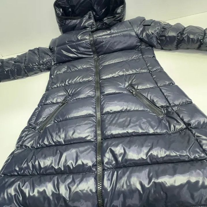 Moncler Moncler Kids Navy Hooded Down Jacket Size US XS / EU 42 / 0 - 8 Thumbnail