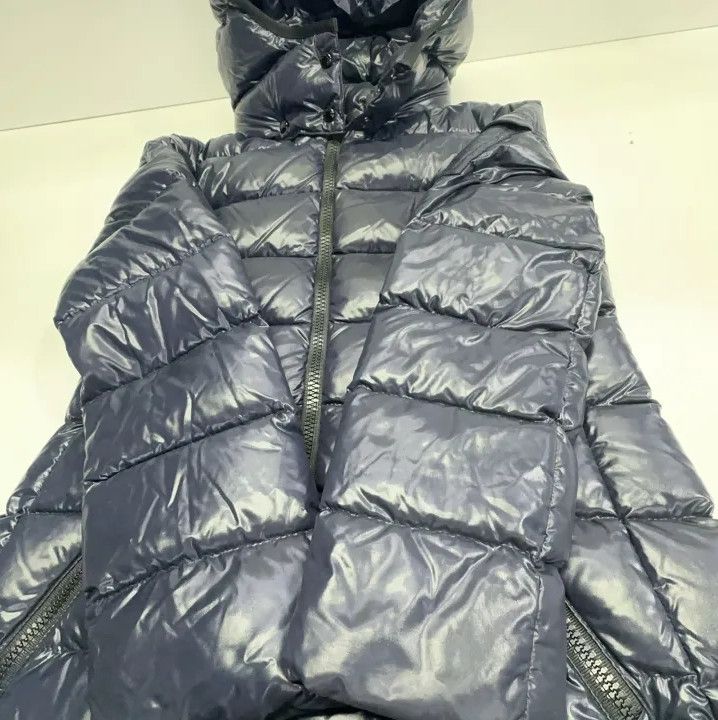 Moncler Moncler Kids Navy Hooded Down Jacket Size US XS / EU 42 / 0 - 11 Thumbnail