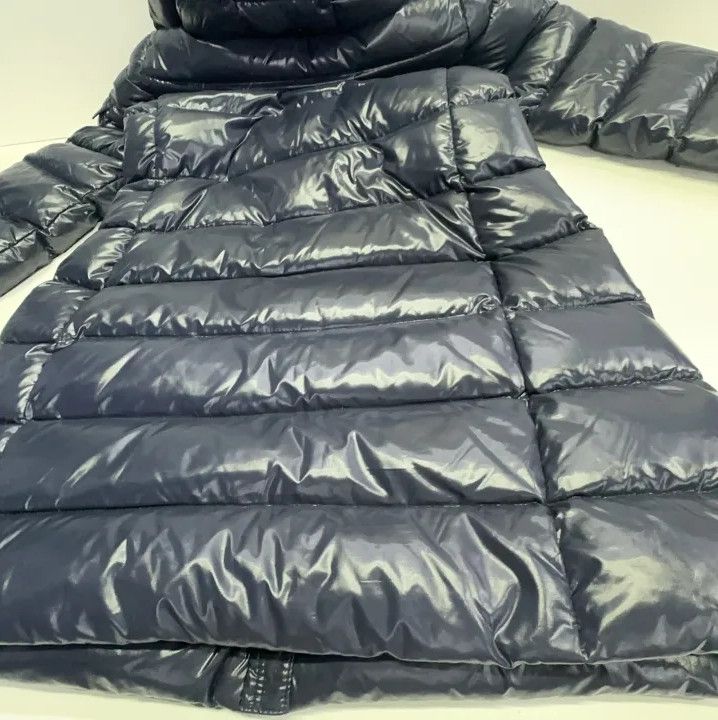 Moncler Moncler Kids Navy Hooded Down Jacket Size US XS / EU 42 / 0 - 14 Thumbnail