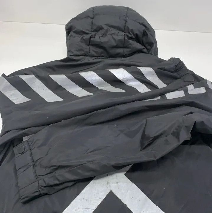 Moncler Moncler x OFF-WHITE Back Logo Print Down Jacket Size US XXL / EU 58 / 5 - 16 Thumbnail