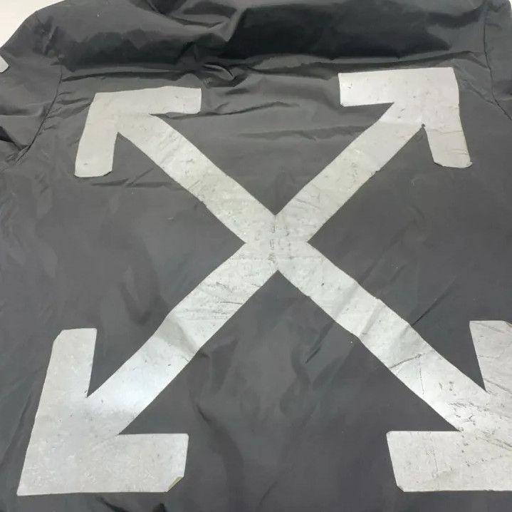 Moncler Moncler x OFF-WHITE Back Logo Print Down Jacket Size US XXL / EU 58 / 5 - 8 Thumbnail