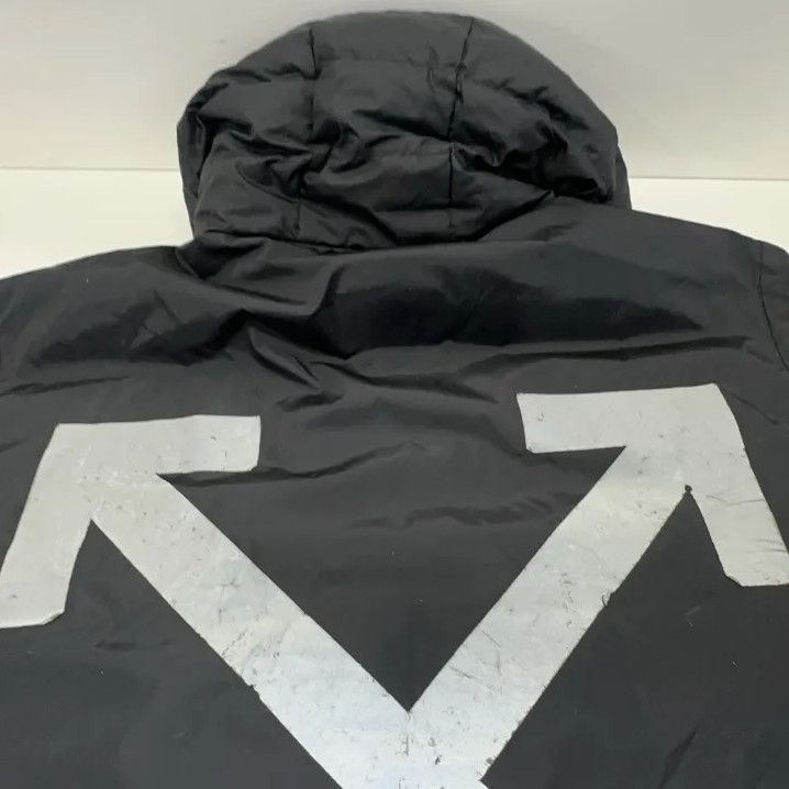 Moncler Moncler x OFF-WHITE Back Logo Print Down Jacket Size US XXL / EU 58 / 5 - 14 Thumbnail