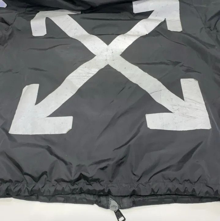 Moncler Moncler x OFF-WHITE Back Logo Print Down Jacket Size US XXL / EU 58 / 5 - 15 Thumbnail
