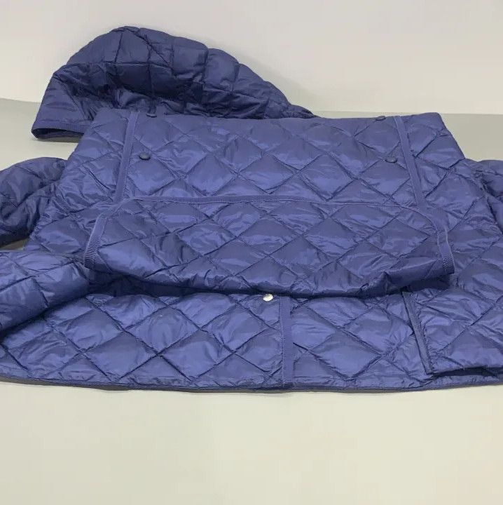 Moncler Moncler Solid Blue Casual Warm Coat Size US XS / EU 42 / 0 - 17 Thumbnail