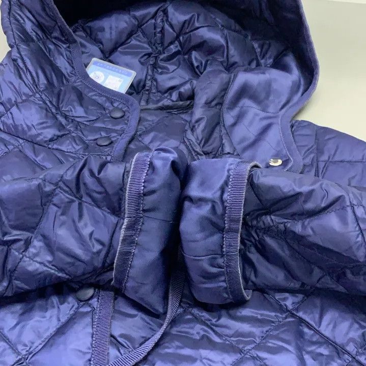 Moncler Moncler Solid Blue Casual Warm Coat Size US XS / EU 42 / 0 - 10 Thumbnail