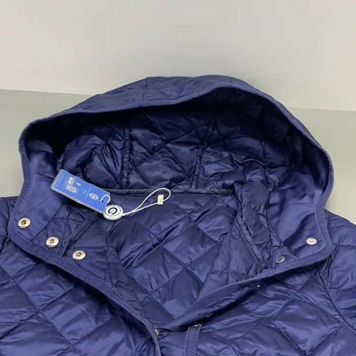 Moncler Moncler Solid Blue Casual Warm Coat Size US XS / EU 42 / 0 - 9 Thumbnail