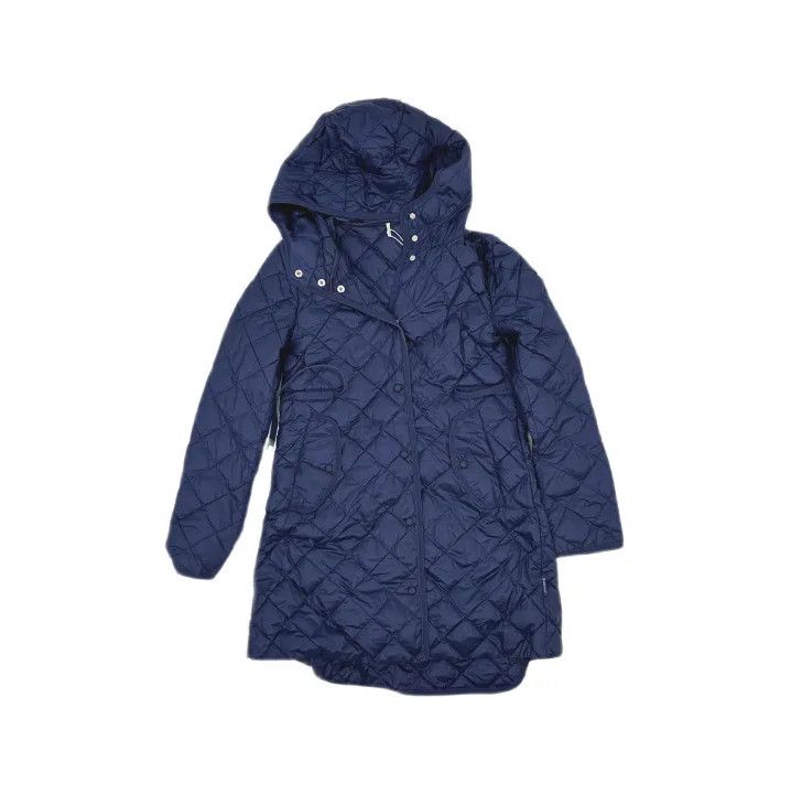 Moncler Moncler Solid Blue Casual Warm Coat Size US XS / EU 42 / 0 - 2 Thumbnail
