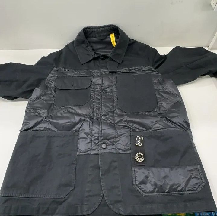 Moncler Moncler Logo Print Collar Solid Men's Jacket Size US S / EU 44-46 / 1 - 8 Thumbnail