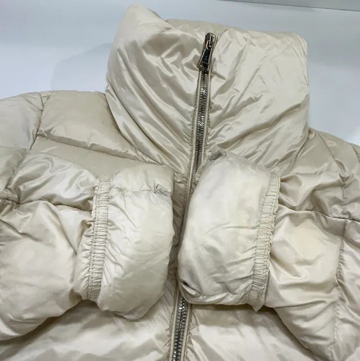 Moncler Moncler Stand Collar Ruffled Hem Down Jacket Size US XS / EU 42 / 0 - 14 Thumbnail
