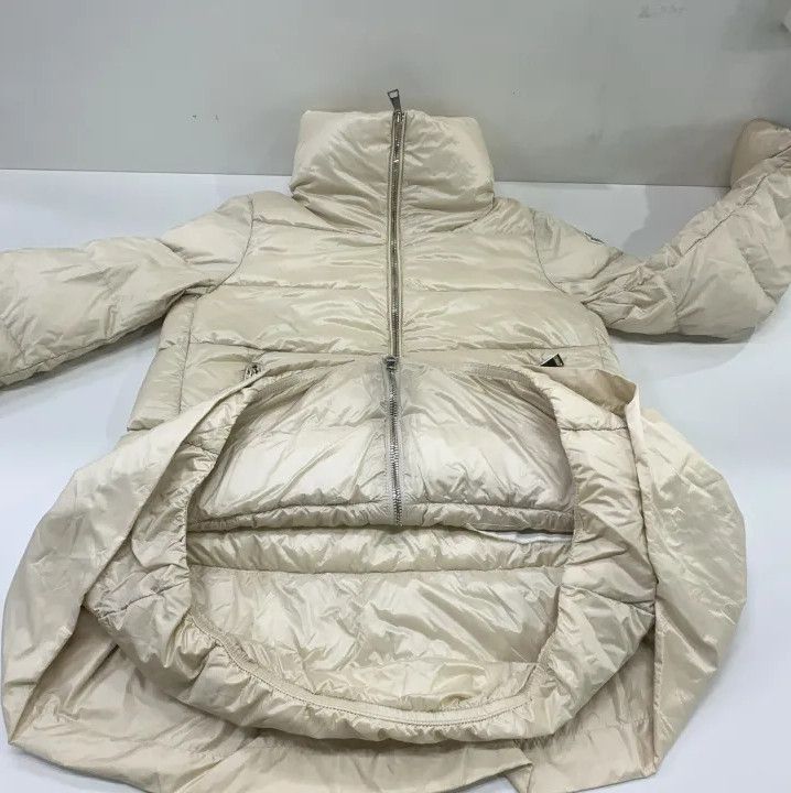 Moncler Moncler Stand Collar Ruffled Hem Down Jacket Size US XS / EU 42 / 0 - 12 Thumbnail