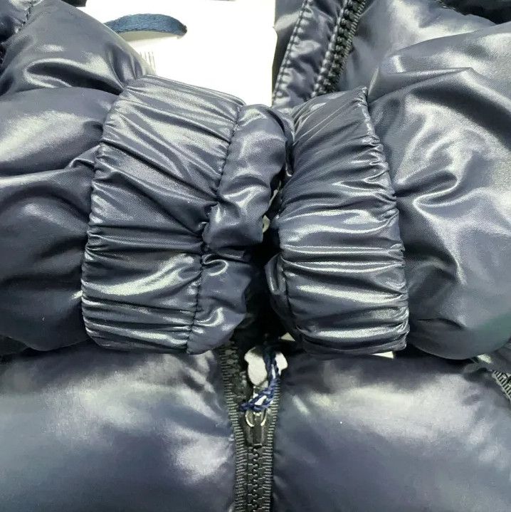 Moncler Moncler Kids' Navy Blue Badge Zip Down Jacket Size US S / EU 44-46 / 1 - 6 Thumbnail