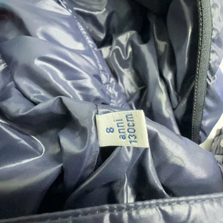 Moncler Moncler Kids' Navy Blue Badge Zip Down Jacket Size US S / EU 44-46 / 1 - 4 Thumbnail