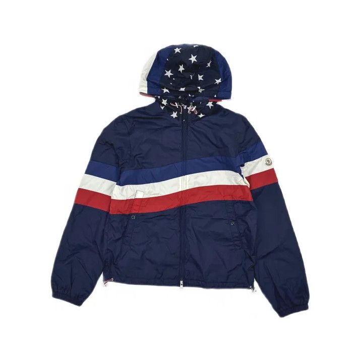 Moncler Moncler Colorblock Print Loose Hooded Zip Jacket Size US L / EU 52-54 / 3 - 2 Thumbnail